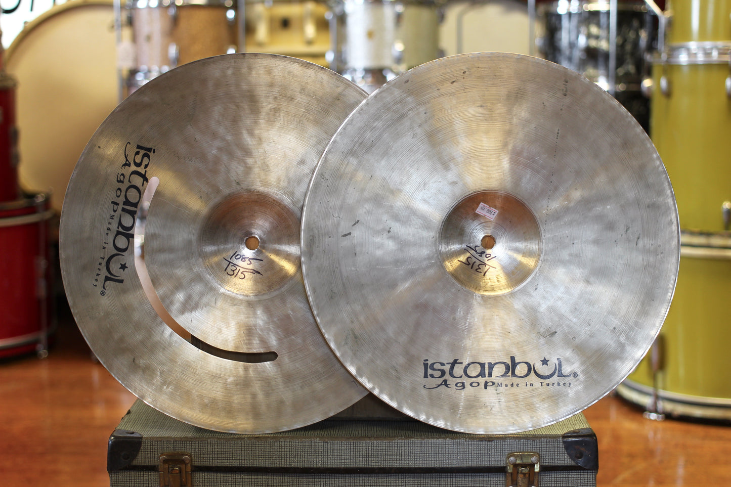 Used Istanbul Agop 15" Early Xist Hi-Hat Cymbals 1085/1315g