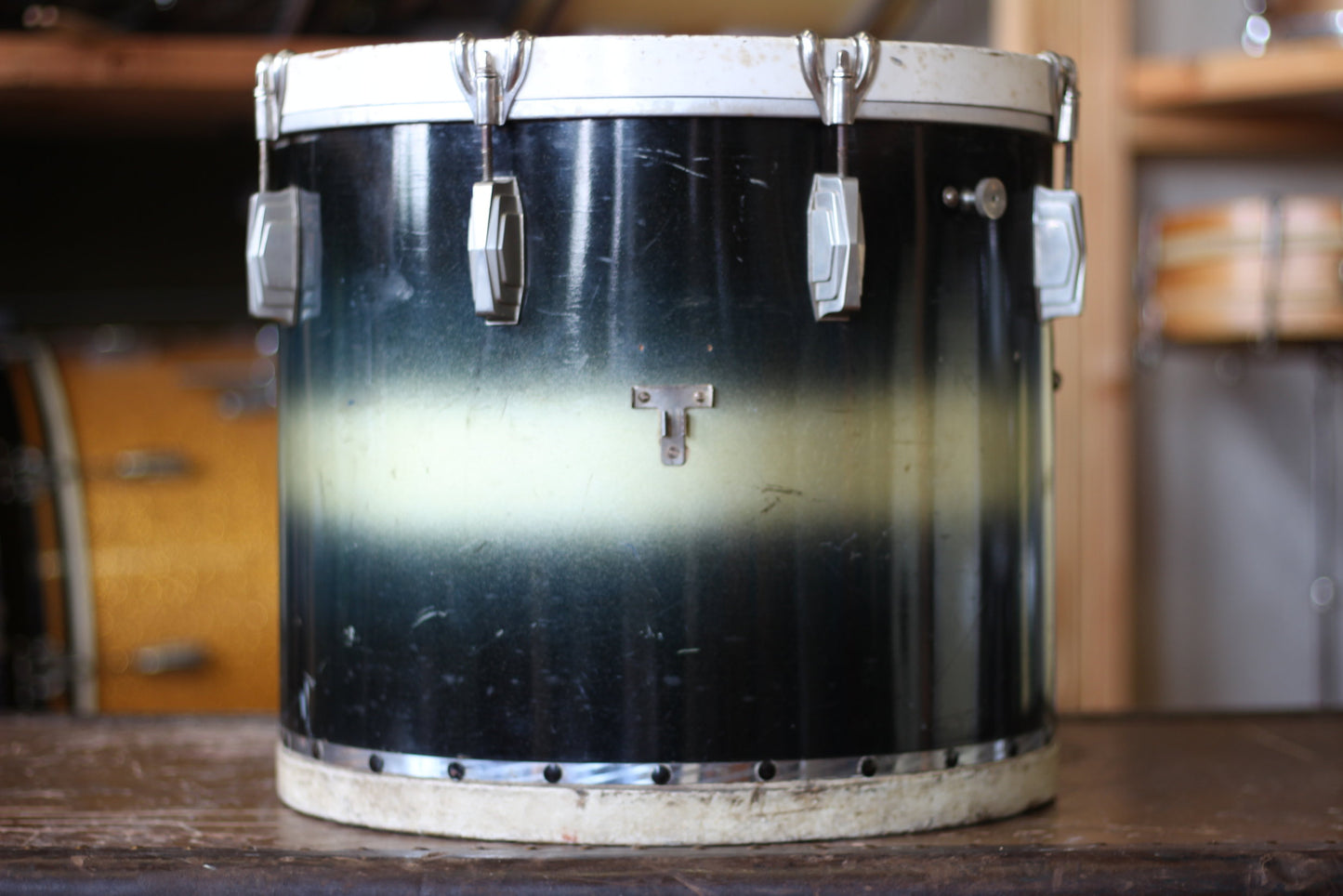 1938 Ludwig & Ludwig in Blue & Silver Duco 14x28 14x16 9x13 6.5x14