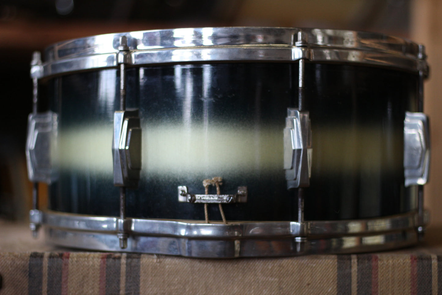 1938 Ludwig & Ludwig in Blue & Silver Duco 14x28 14x16 9x13 6.5x14