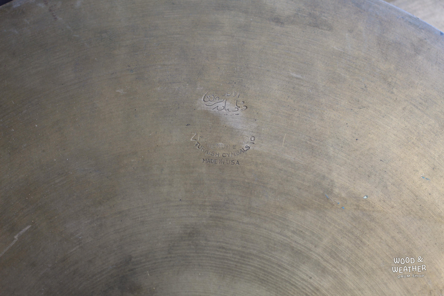 1946-53 A. Zildjian 14" "Trans Stamp" Hi-Hat Cymbals 605/645g