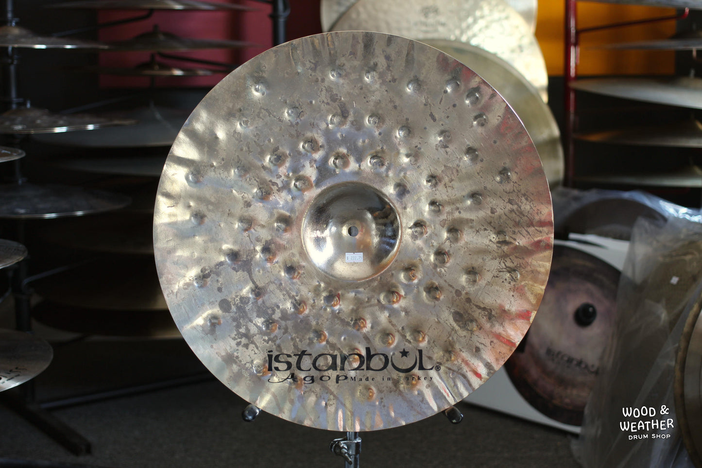 Istanbul Agop 19" Xist Dry Dark Brilliant Crash Cymbal