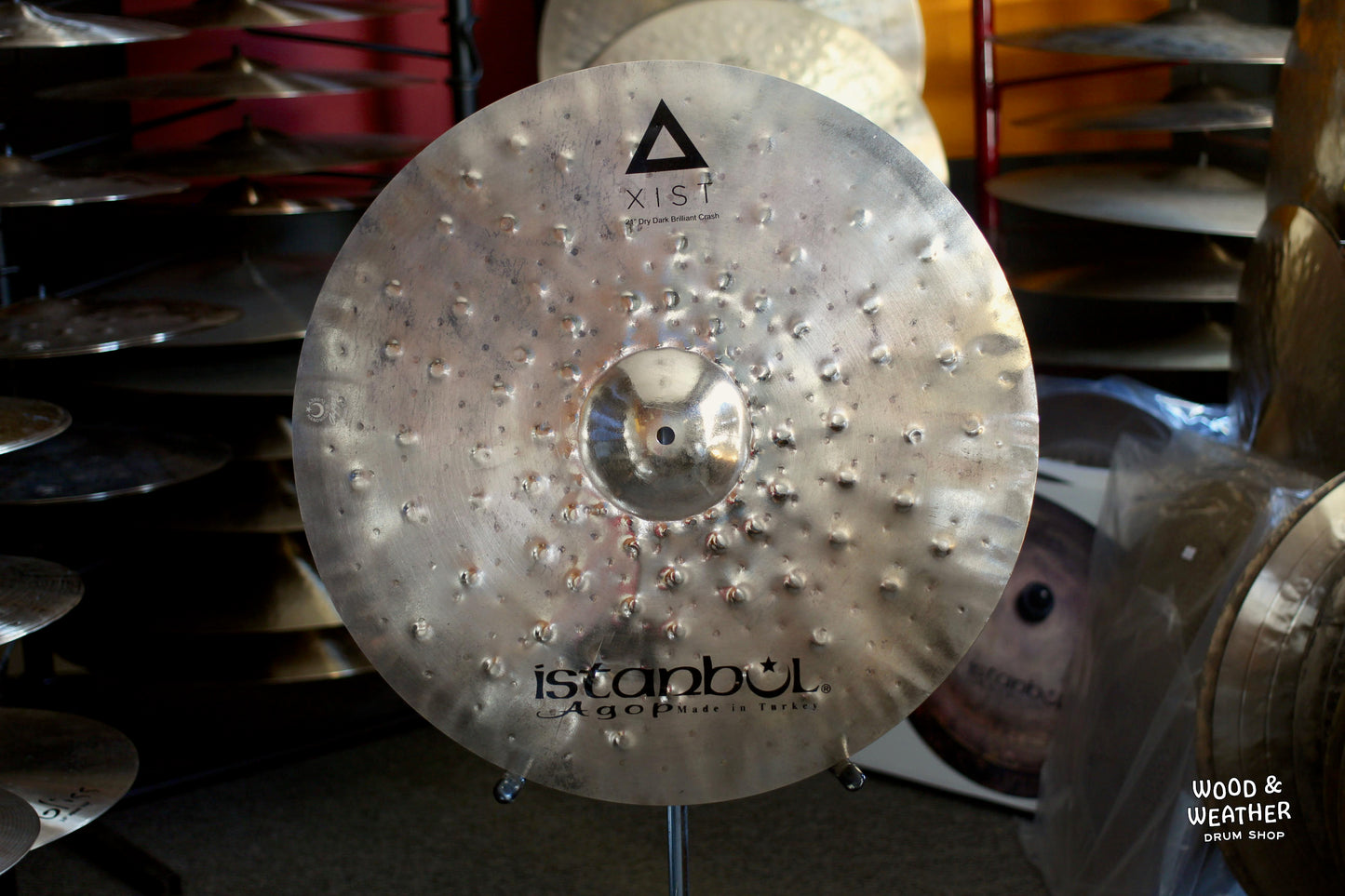 Istanbul Agop 21" Xist Dry Dark Brilliant Crash Cymbal