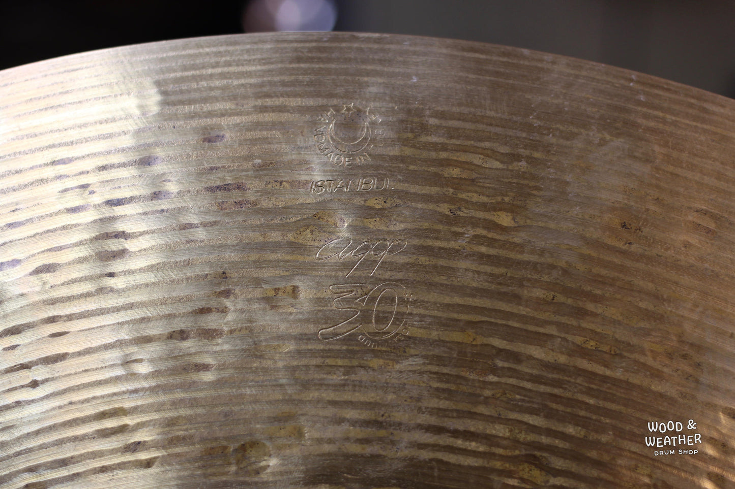 Used Istanbul Agop 19" 30th Anniversary Crash Ride Cymbal 1590g