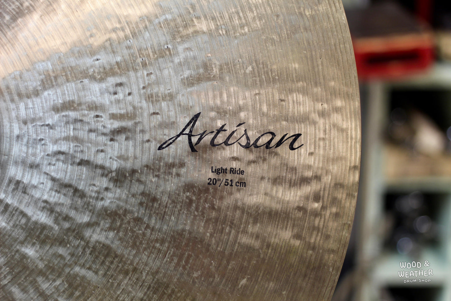 Used Sabian 20" Artisan Light Ride Cymbal 2268g