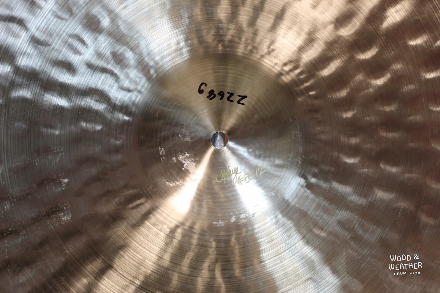 Used Sabian 20" Artisan Light Ride Cymbal 2268g