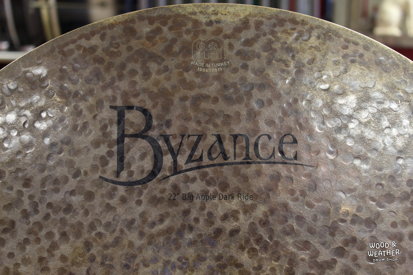 Used Meinl 22" Byzance Big Apple Dark Ride Cymbal 2243g
