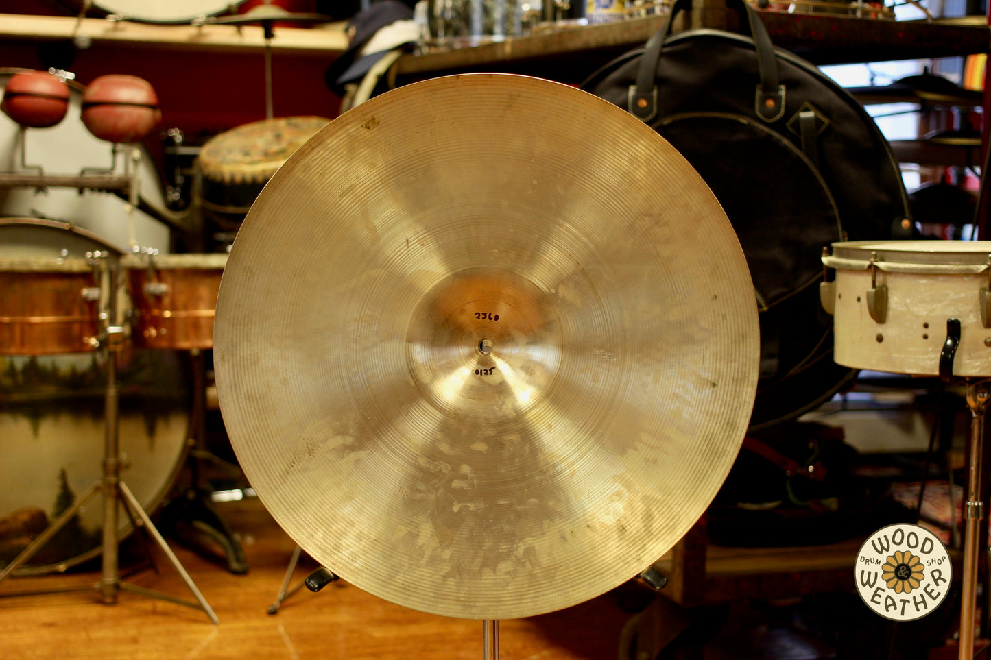 1970s A. Zildjian 20" Ride Cymbal 2360g