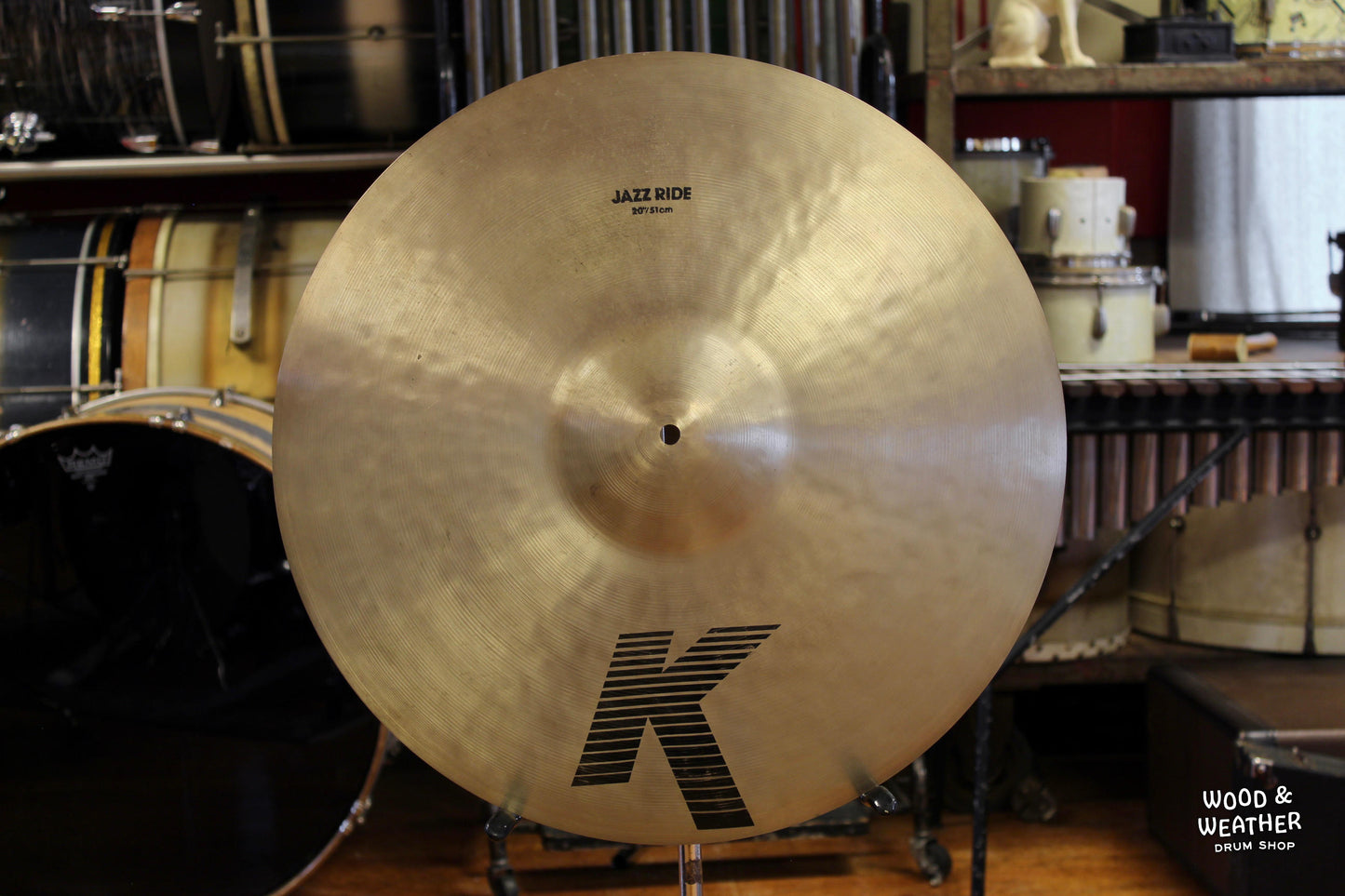 1980s Zildjian 20" EAK Jazz Ride Cymbal 2160g