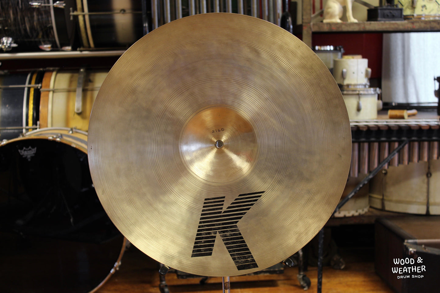 1980s Zildjian 20" EAK Jazz Ride Cymbal 2160g