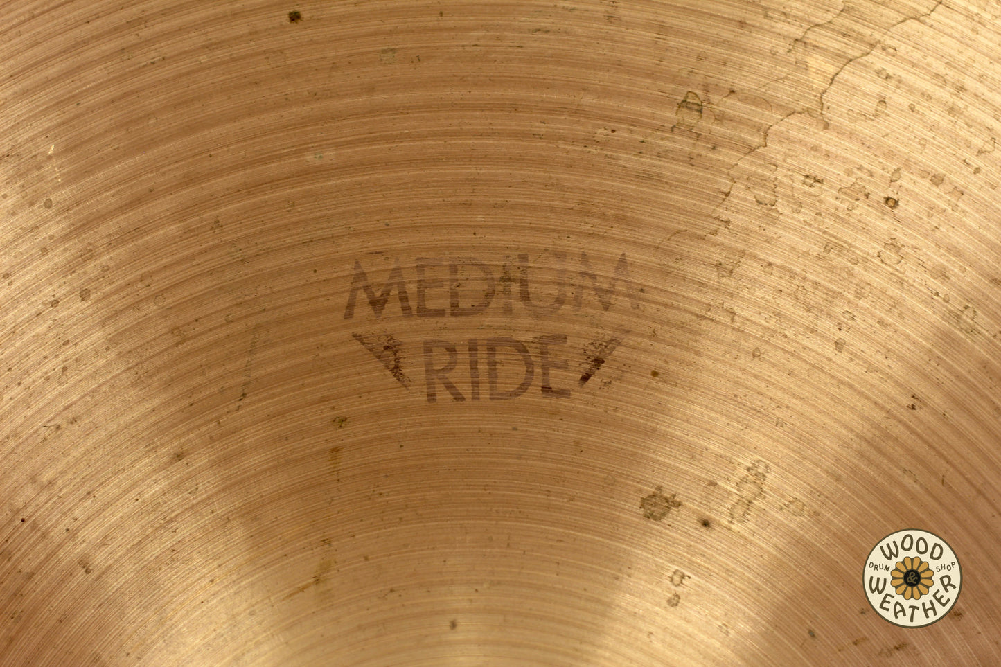 1970s A. Zildjian 20" "Hollow Stamp" Medium Ride Cymbal 2520g