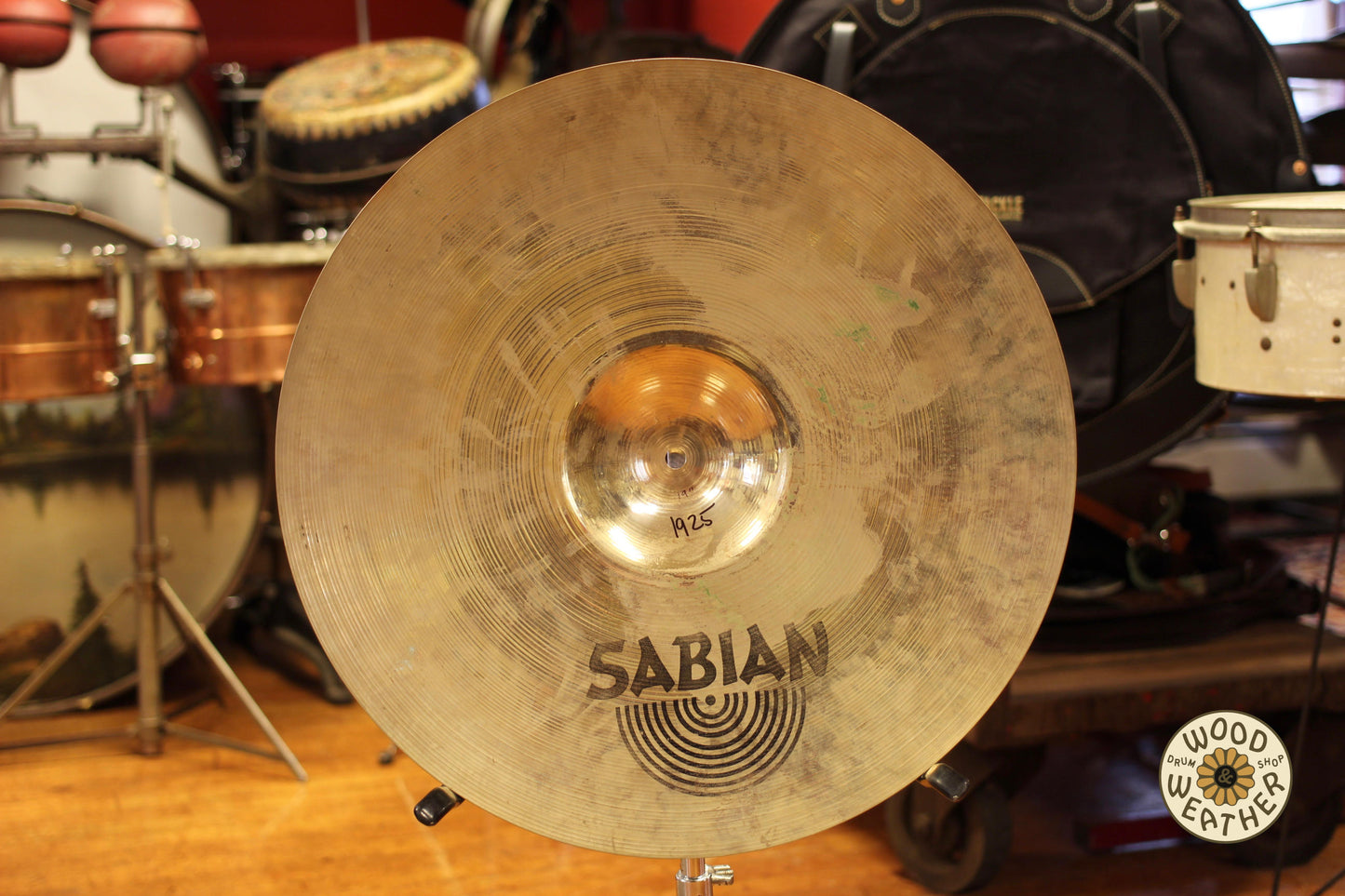 USED Sabian 19" AAX Crash Cymbal 1925g