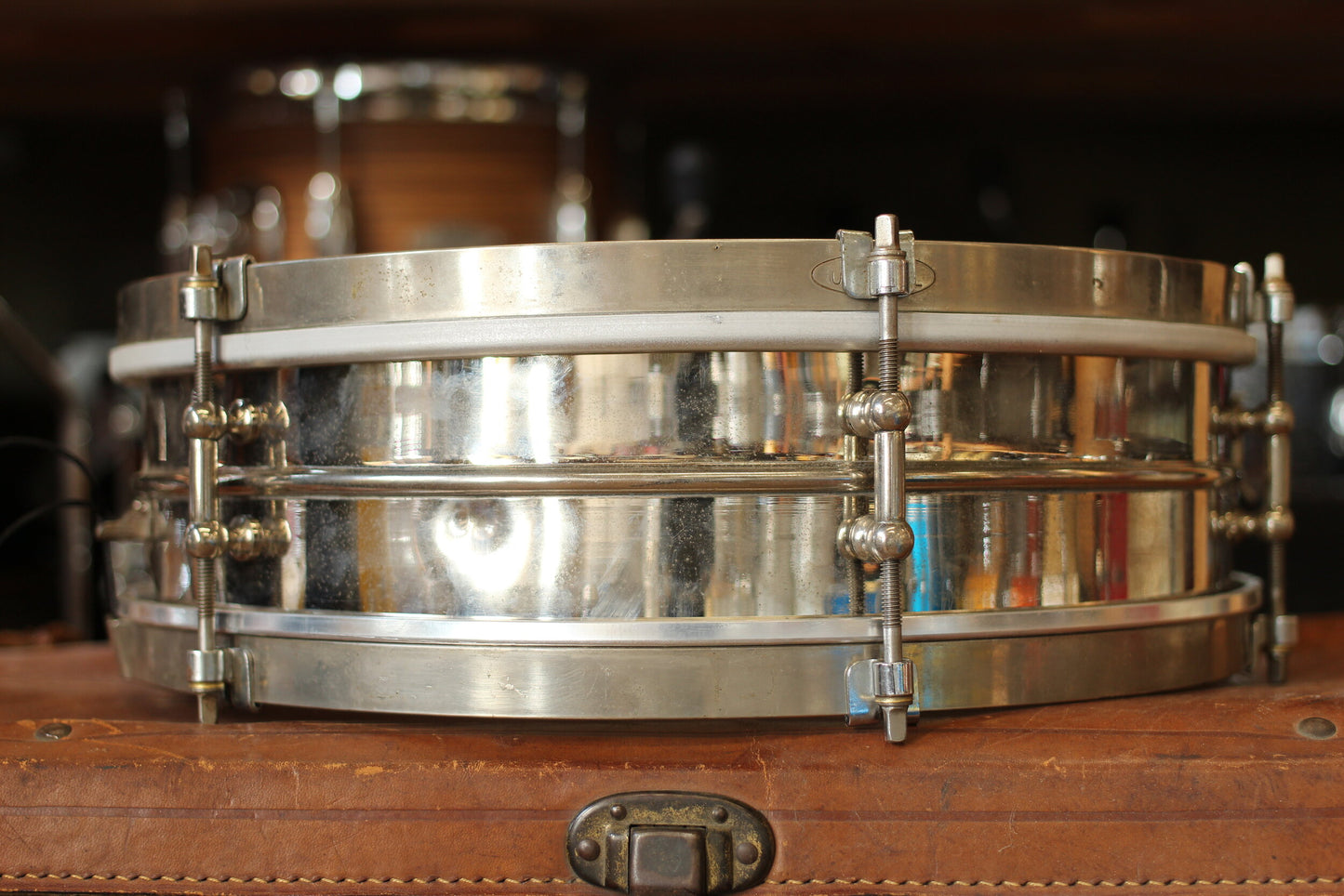 1930's Duplex 4"x14" Nickel over Brass 'Two-Piece' Shell