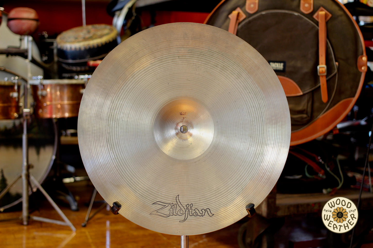 1970s A. Zildjian 18" Hollow Stamp Medium Crash 1625g