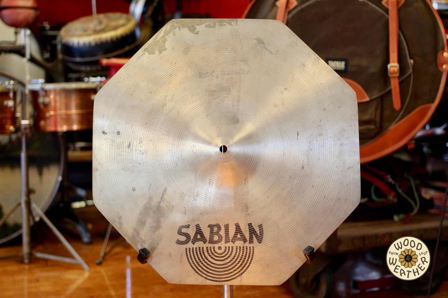 1980s Sabian 18" Rocktagon Crash Cymbal 1885g