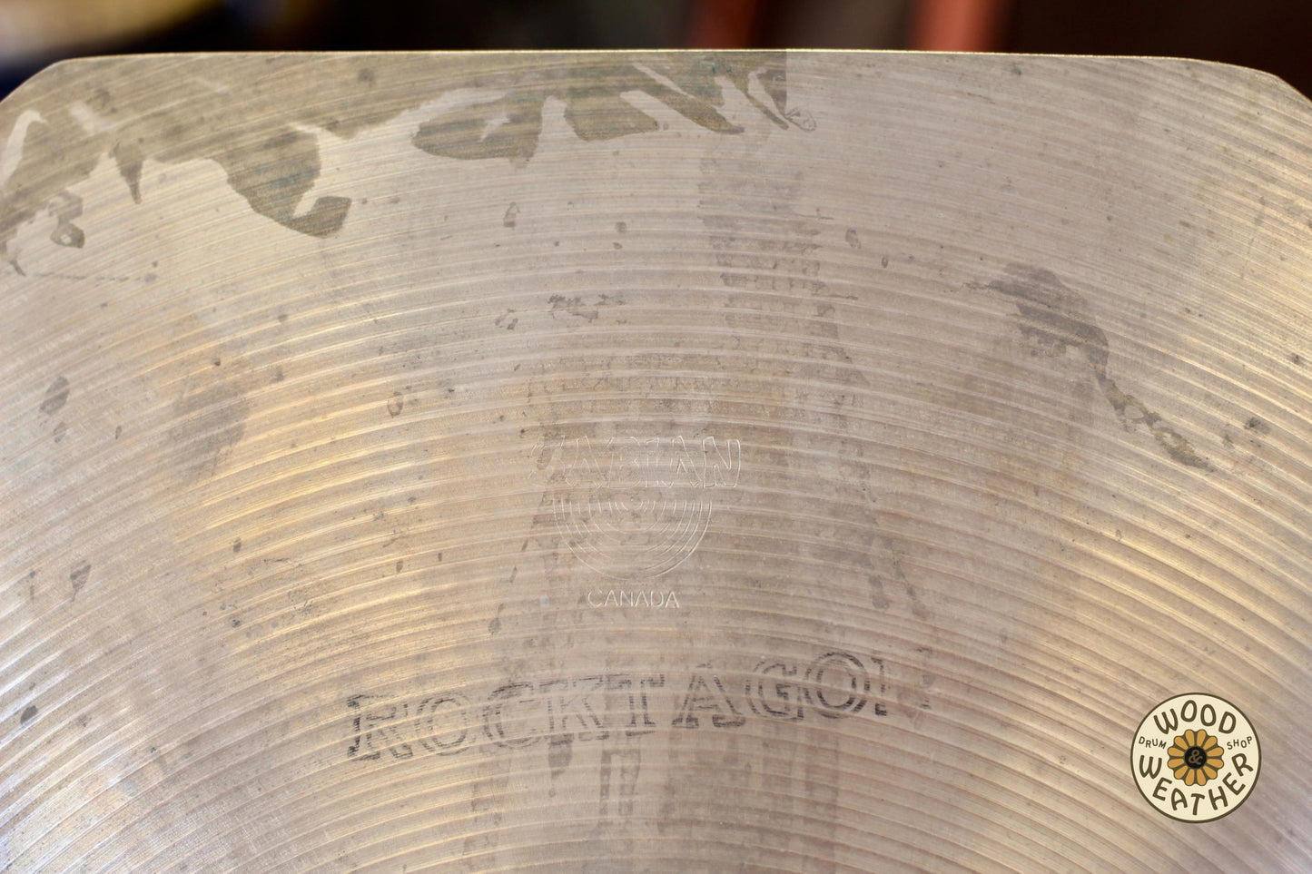 1980s Sabian 18" Rocktagon Crash Cymbal 1885g