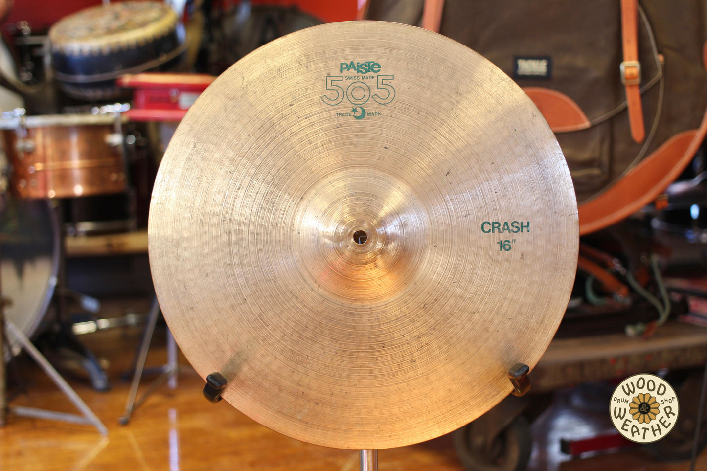 1980s Paiste 16" 505 Crash Cymbal 1015g