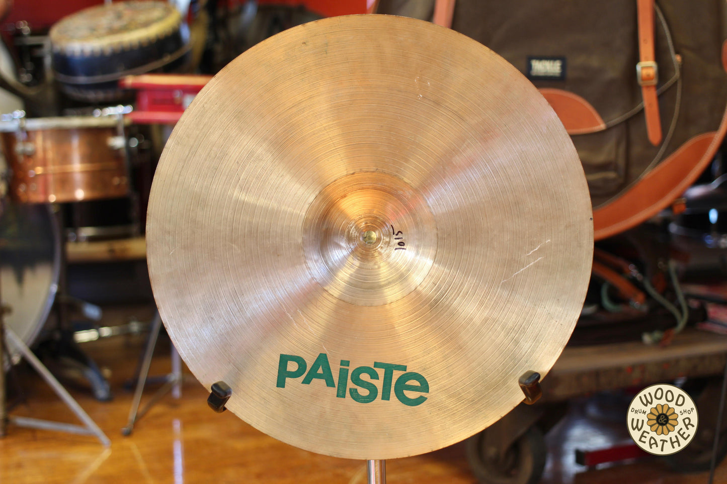 1980s Paiste 16" 505 Crash Cymbal 1015g