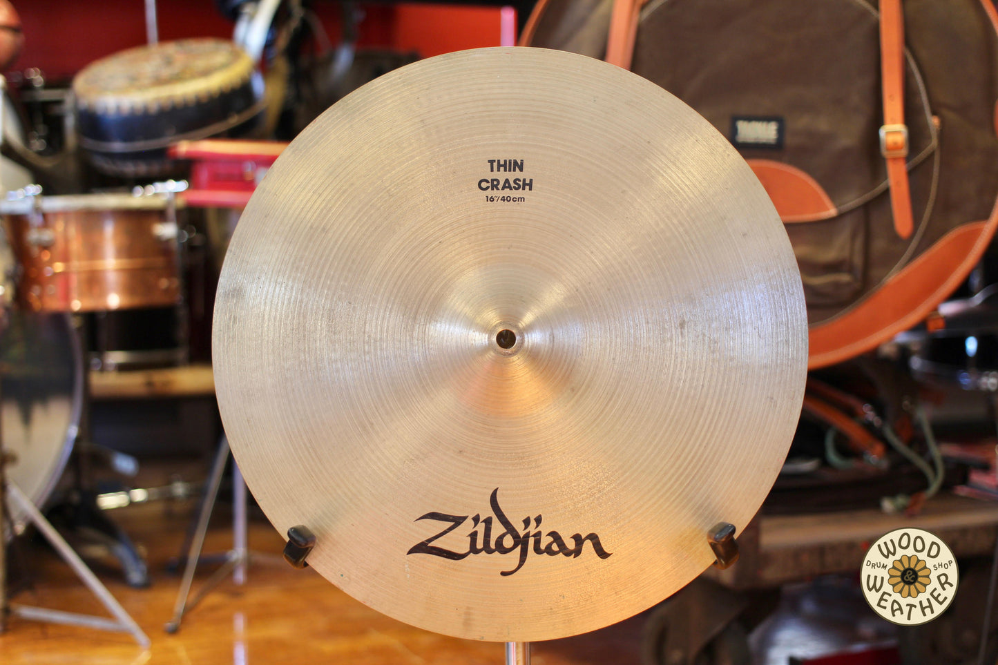 1980s Avedis Zildjian 16" Thin Crash Cymbal 1040g