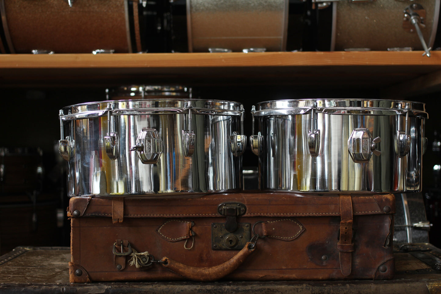1968 Ludwig "Carioca" Outfit 14x22 16x16 w/ 13" & 14" Timbales