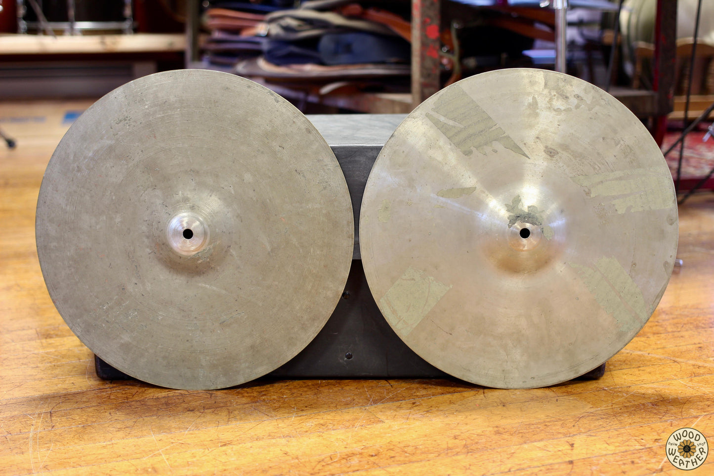 1960s Beverly 14" Hi-Hat Cymbals 545/610g