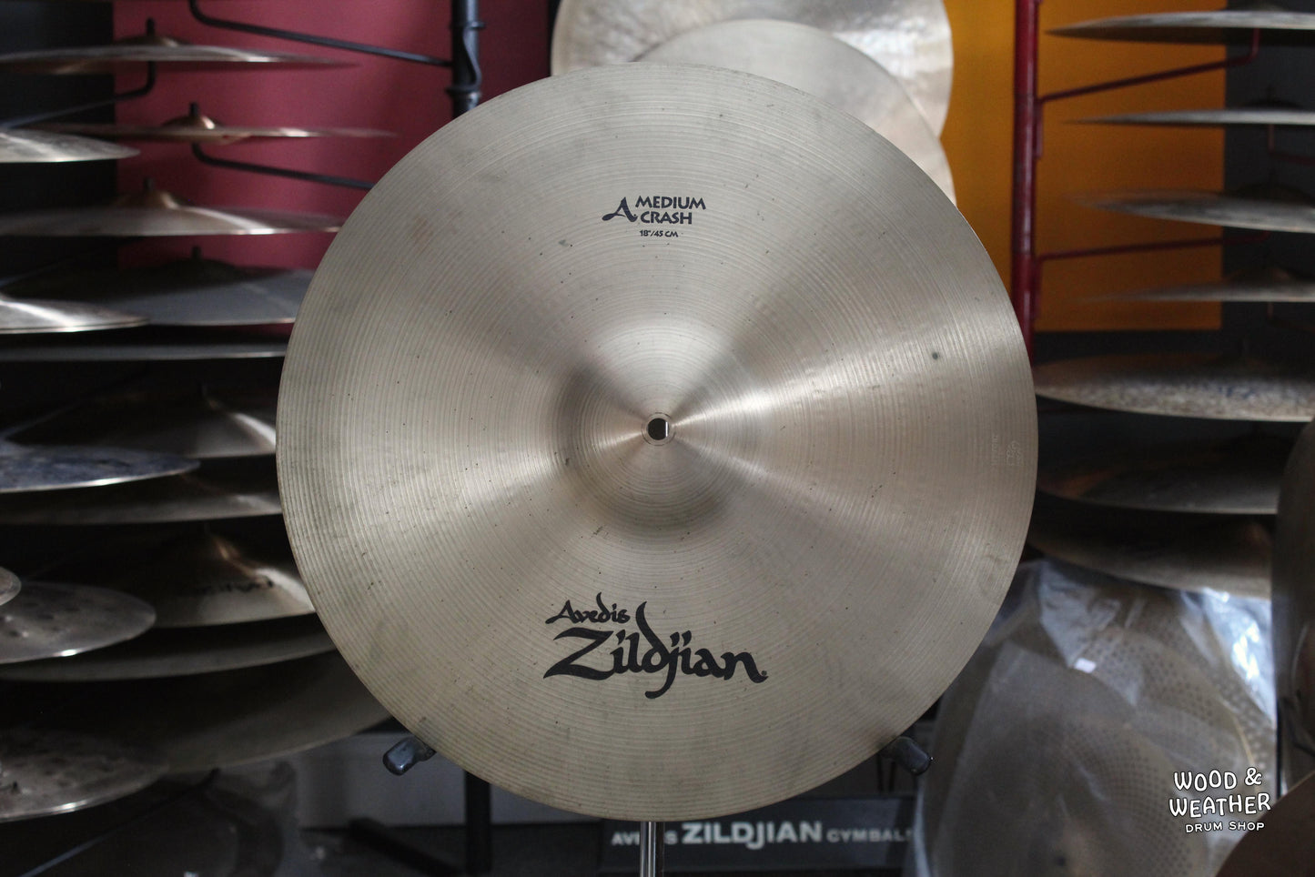2004 Zildjian 18" A Medium Crash Cymbal 1705g