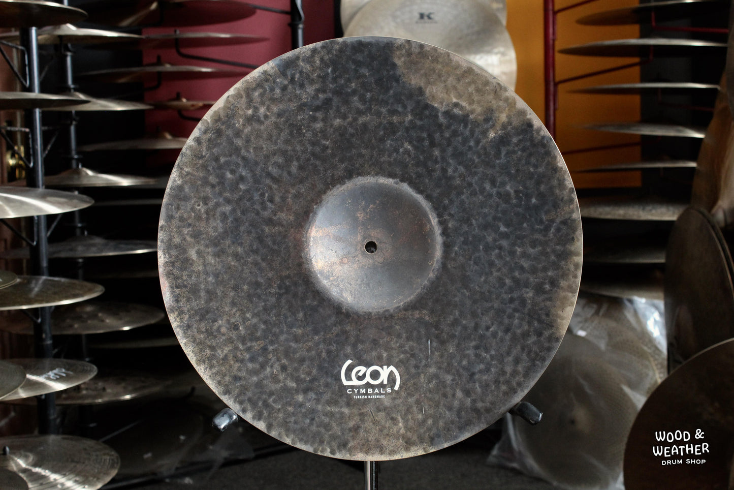 Leon Cymbals 17" Dark Crash Cymbal 1210g