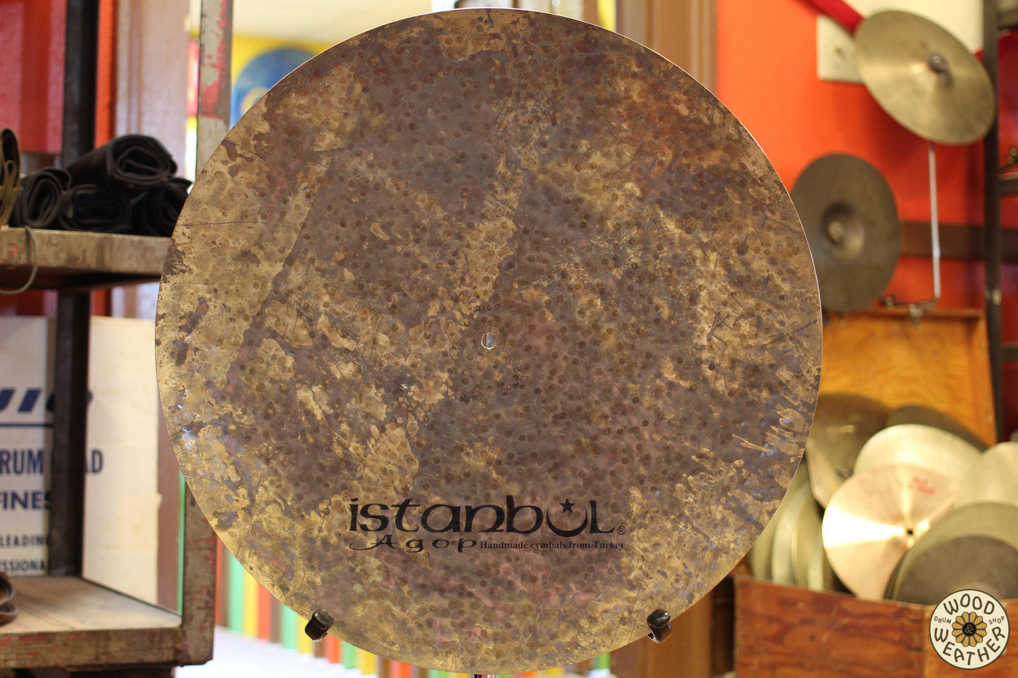 Istanbul Agop 22" Custom Turk Flat Ride Cymbal 2160g