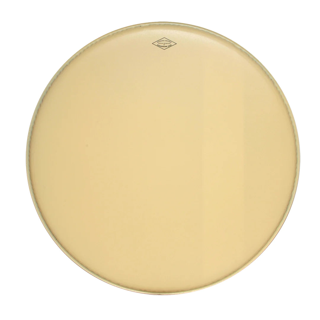 Aquarian Modern Vintage Medium Coated Bass Drumhead with Felt Strip