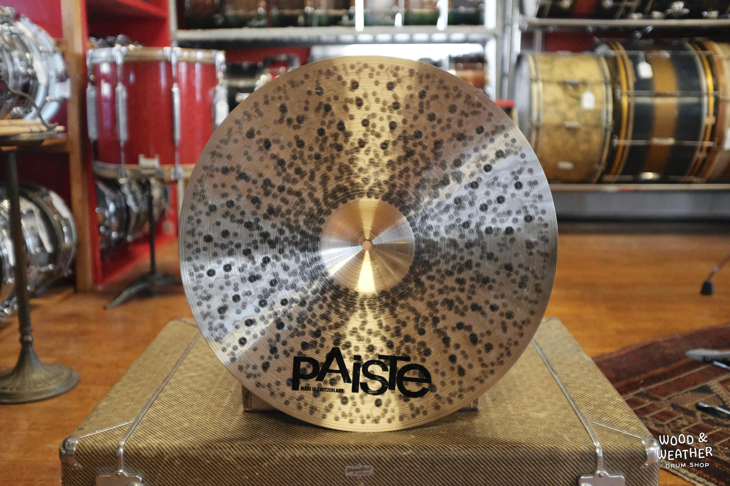 Used Paiste 19" Signature Dark Energy Crash Cymbal Mk I 1705g