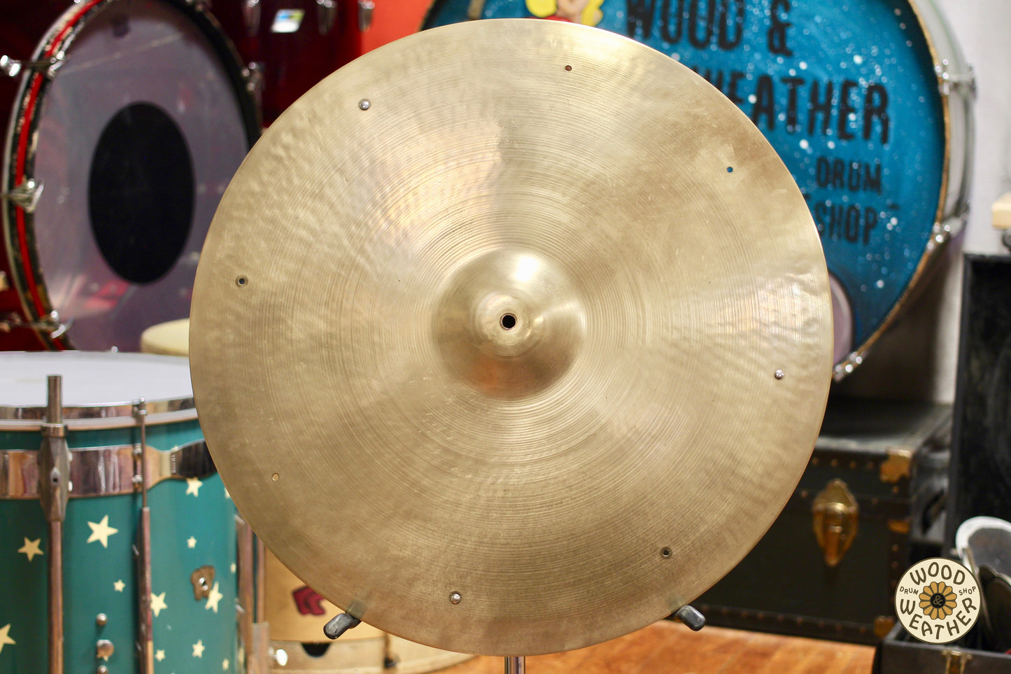 1950s A. Zildjian 22" Ride Cymbal 2672g