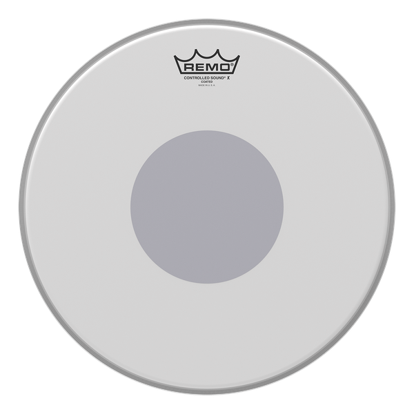 Remo Controlled Sound X Coated Black Dot Drumhead