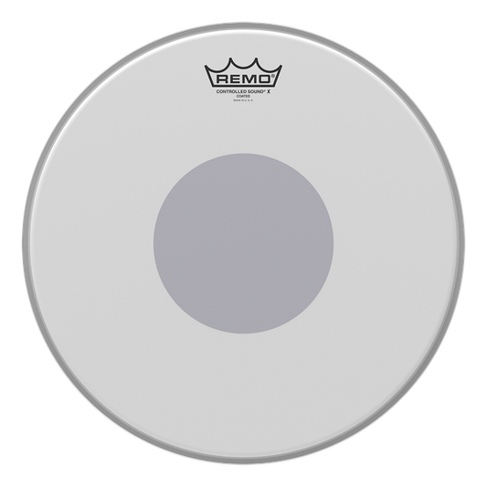 Remo Controlled Sound X Coated Black Dot Drumhead