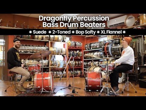 Dragonfly Percussion 'XL Flannel' Bass Drum Beater – Wood