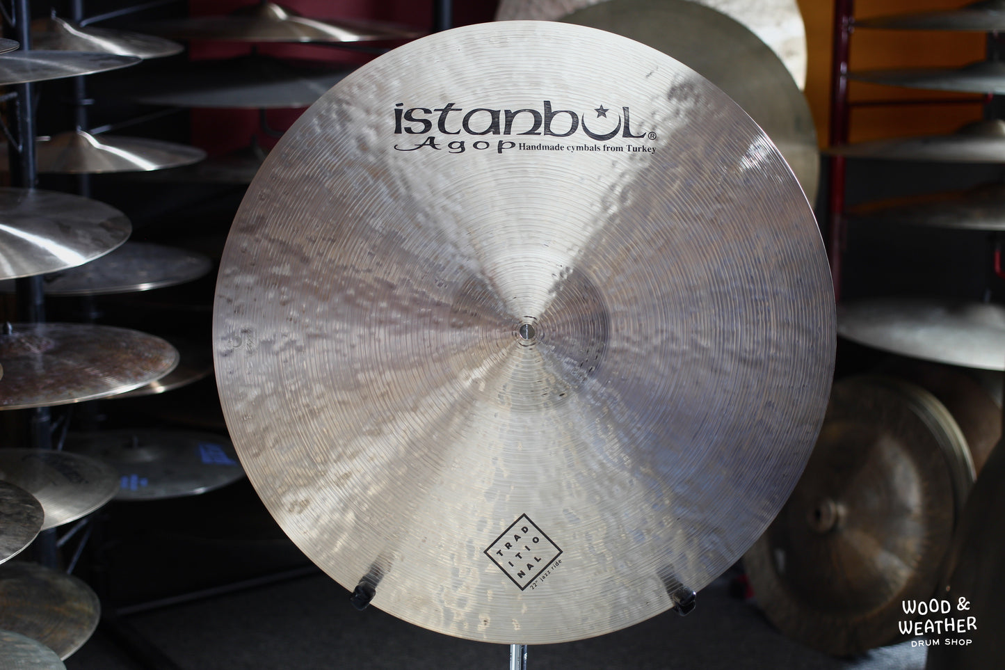 Istanbul Agop 22" Traditional Jazz Ride Cymbal 2350g