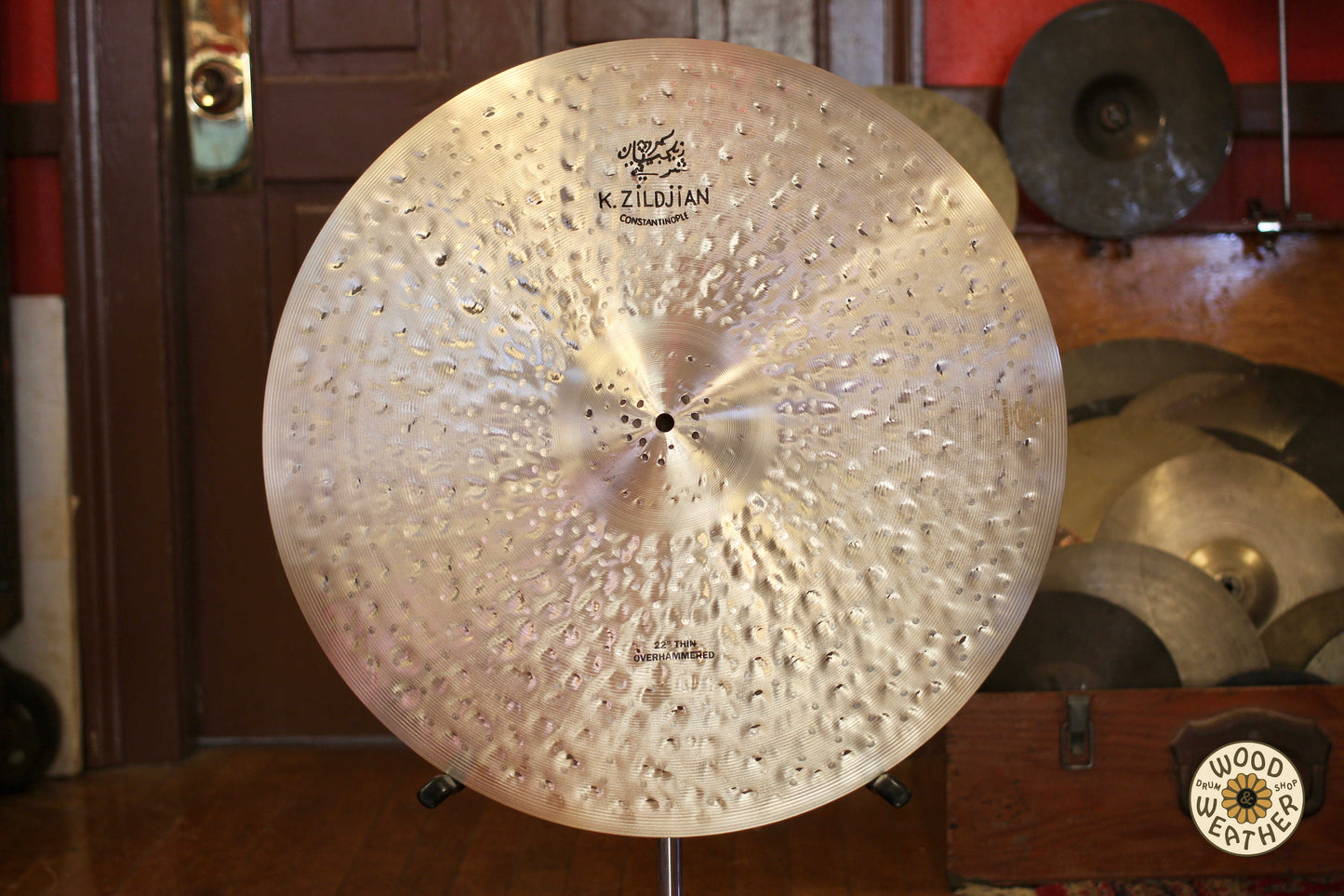 Zildjian 22" K Constantinople Thin Overhammered Ride Cymbal 2200g