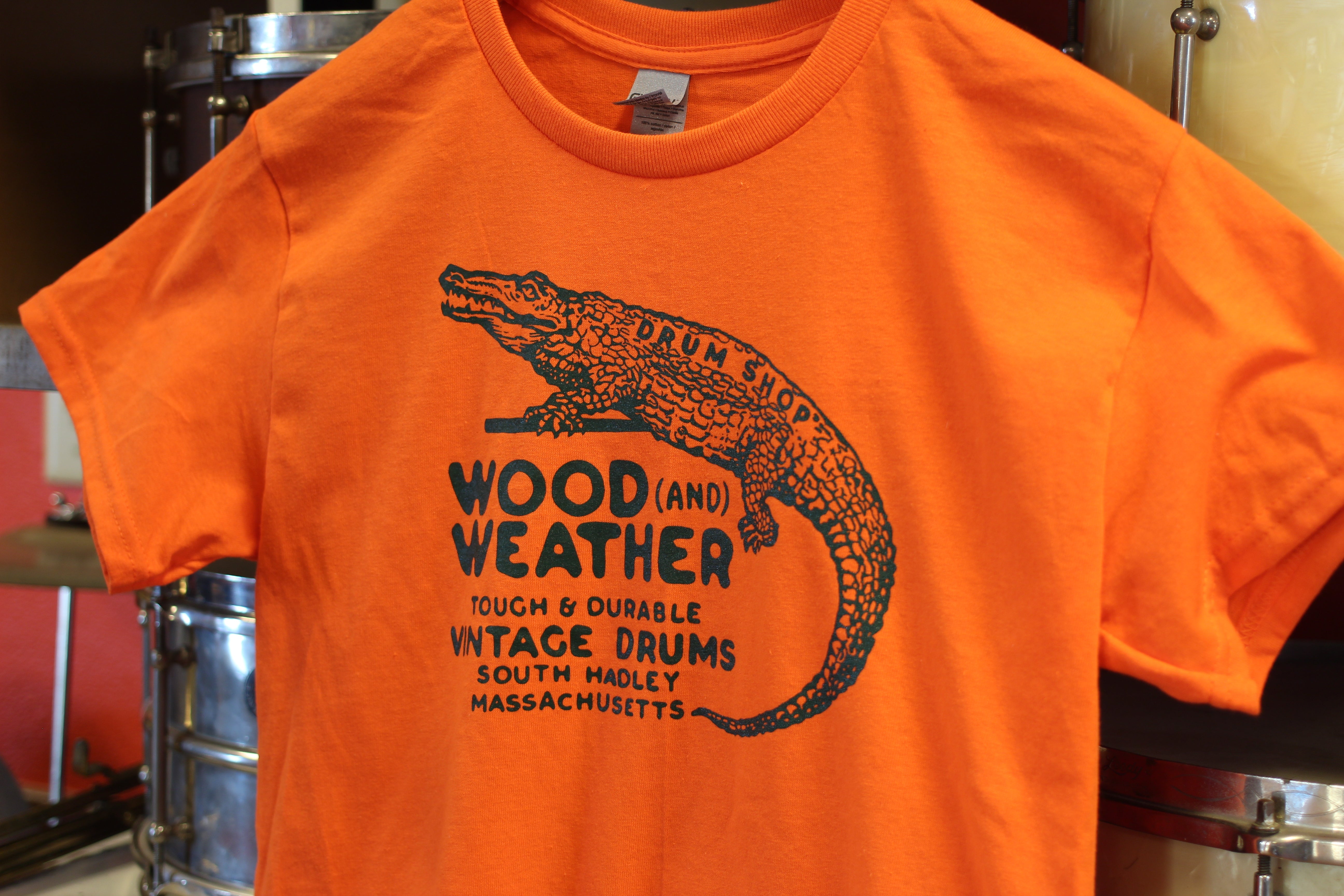 Alligator T-Shirt – Wood \u0026 Weather DrumAlligator T-Shirt – Wood \u0026 Weather Drum  