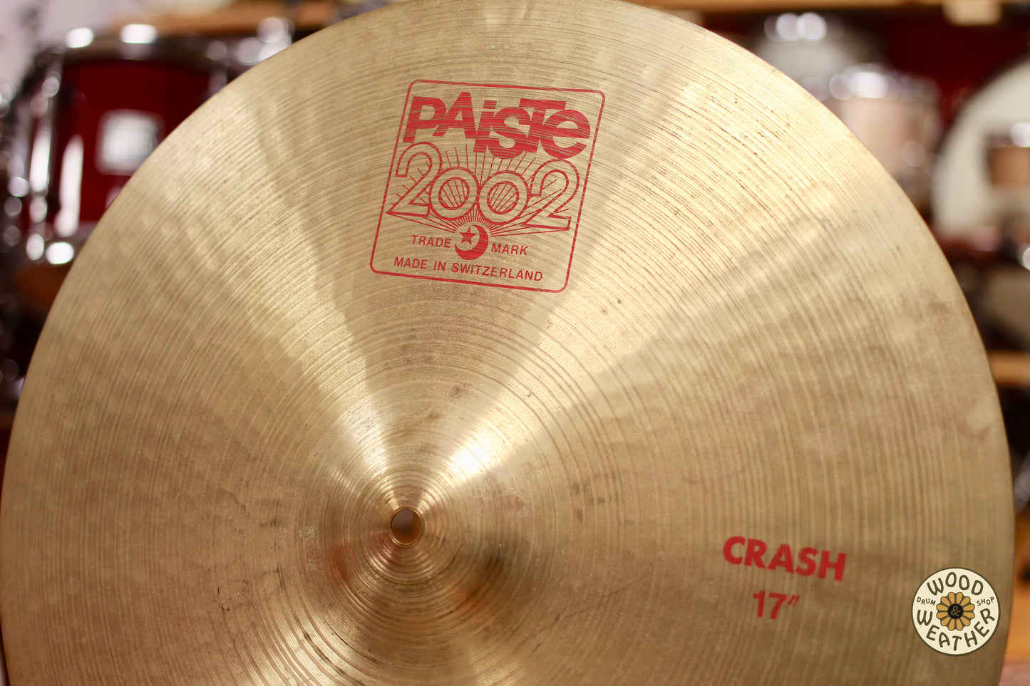 1980s Paiste 2002 17" Crash Cymbal 1290g