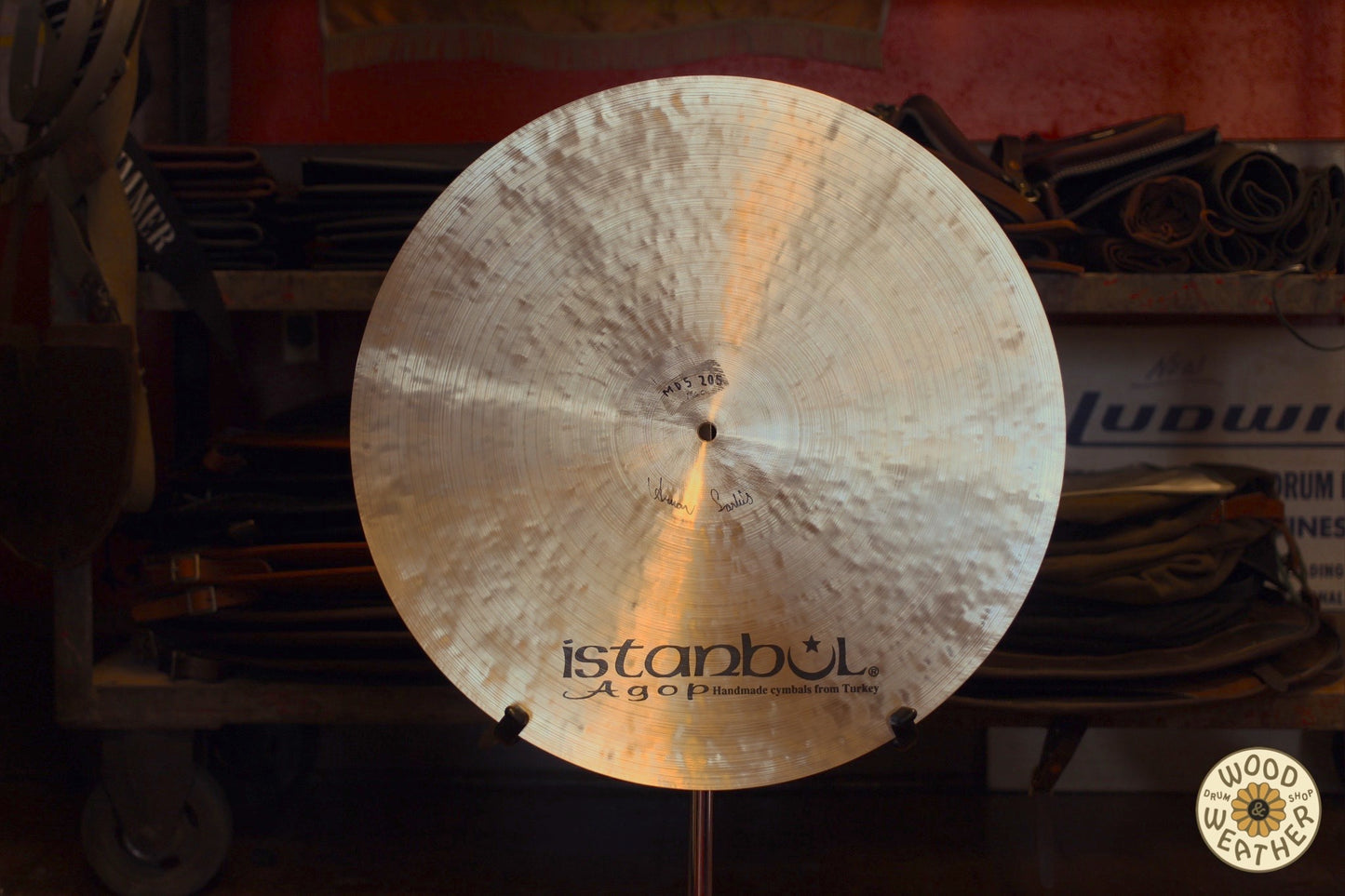 Istanbul Agop 20.5" Memphis Drum Shop 25th Anniversary Ride Cymbal 1860g - USED