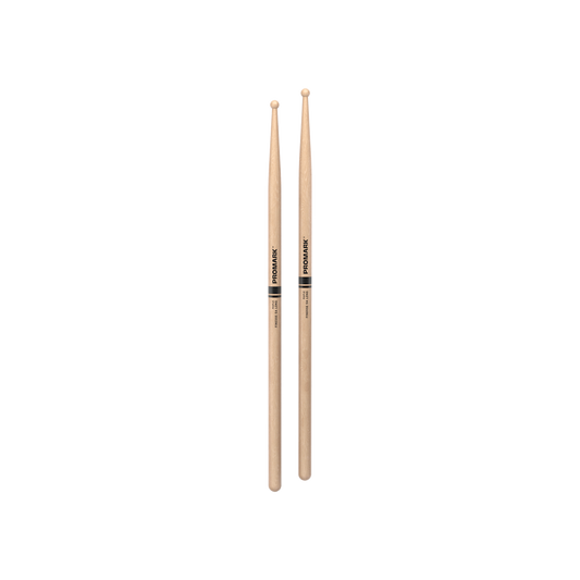 ProMark Finesse 5A Long Maple Drumstick, Small Round Wood Tip