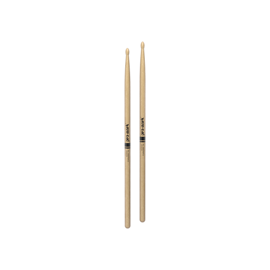 ProMark Classic Forward 7A Hickory Drumstick, Oval Wood Tip