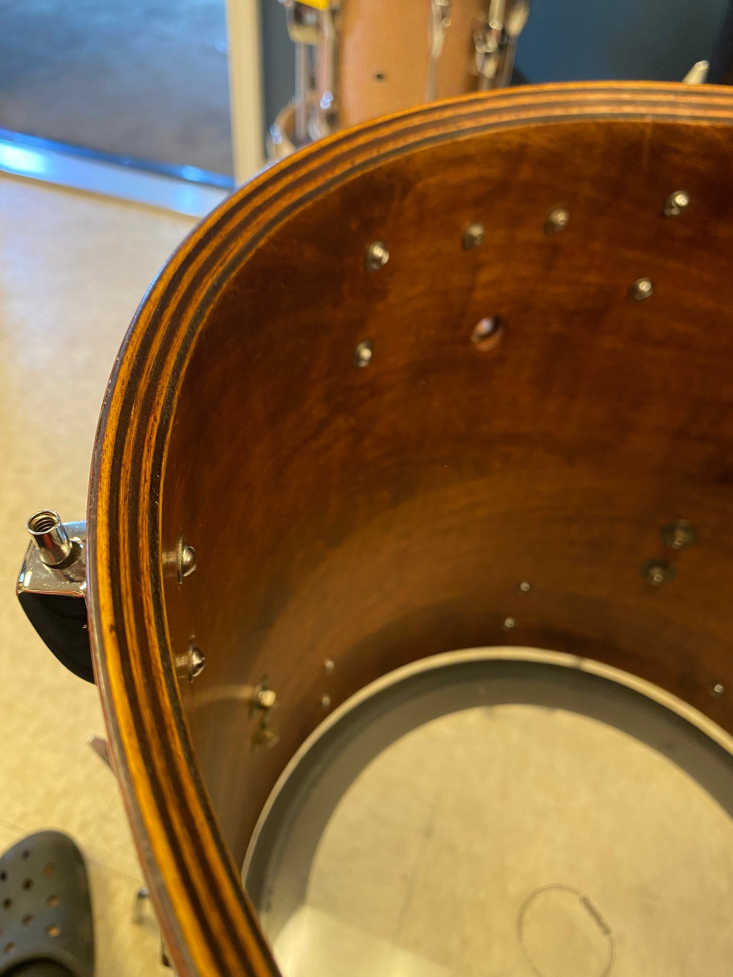 1983 Eames 'Naturaltone' 16"x16" Floor Tom in Rosewood